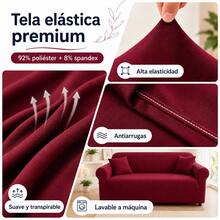 Beyoung Sofa Slipcovers - Burgundy - View 4