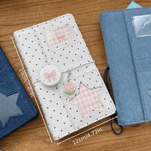 A6 Loose-Leaf Planner, Star Polka Dot Loose-Leaf Notebook, Replaceable Inner Pages, Daily Planner Memo Diary, Suitable For Work, Study, Office, Back To School Supplies, School Essentials And First Day Of School, Only Includes Cover And Inner Pages - Multicolor - View 10