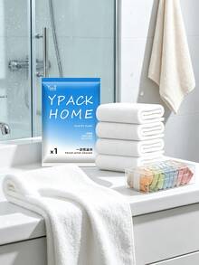 Travel Compressed Towels Portable Mini Compressed Towel For Airplane Outing Summer Beach Holiday Bathroom Travel Back To School Essentials Accessories - Multicolor - View 2