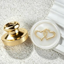 1pc Heart Series Thickened Brass Wax Seal Stamp Head (Without Handle, Handle Needs To Be Purchased Separately) - Single Piece - View 29