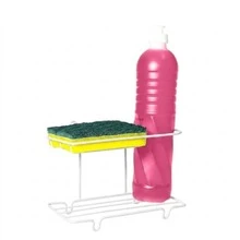 VALE MIXX HOME Suporte Porta Detergente Esponja Sabão Organizador para Pia - Branco - Visão 2