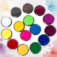 30g Large Single Pan Multicolor Solid Watercolor Paint, High Color Saturation, Bright Colors, Easy To Apply, Art & Calligraphy DIY Coating, Painting Watercolor Pigment, Learning Supplies - One Size - View 5