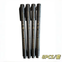 4/8pcs Calligraphy Pen Set, Suitable For Handwriting - Fine Tip And Brush Tip, Refillable Black Ink, Oval Barrel, Lightweight Plastic Material, Perfect For Writing, Art Creation And Painting, Back To School Essential, Learning Supplies - Sets - View 10