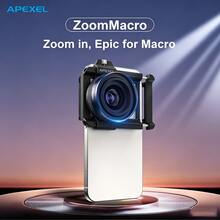 APEXEL Super Macro Lens Compatible With Iphone, 10X-20X Zoom Mobile Macro Photography Lens With M37mm Clip, Compatible With Almost All Smartphones, Phone Photo & Video Accessory. - A - View 3