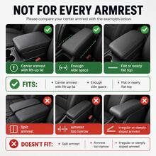 1PC PU Leather Heightened Car Armrest Pad, Smooth And Comfortable, Dynamic Streamlined Design, Storable, Elastic Band Easy Installation, Car Interior Accessory, All-Season Use, Suitable For Most Vehicles - Multicolor - View 10