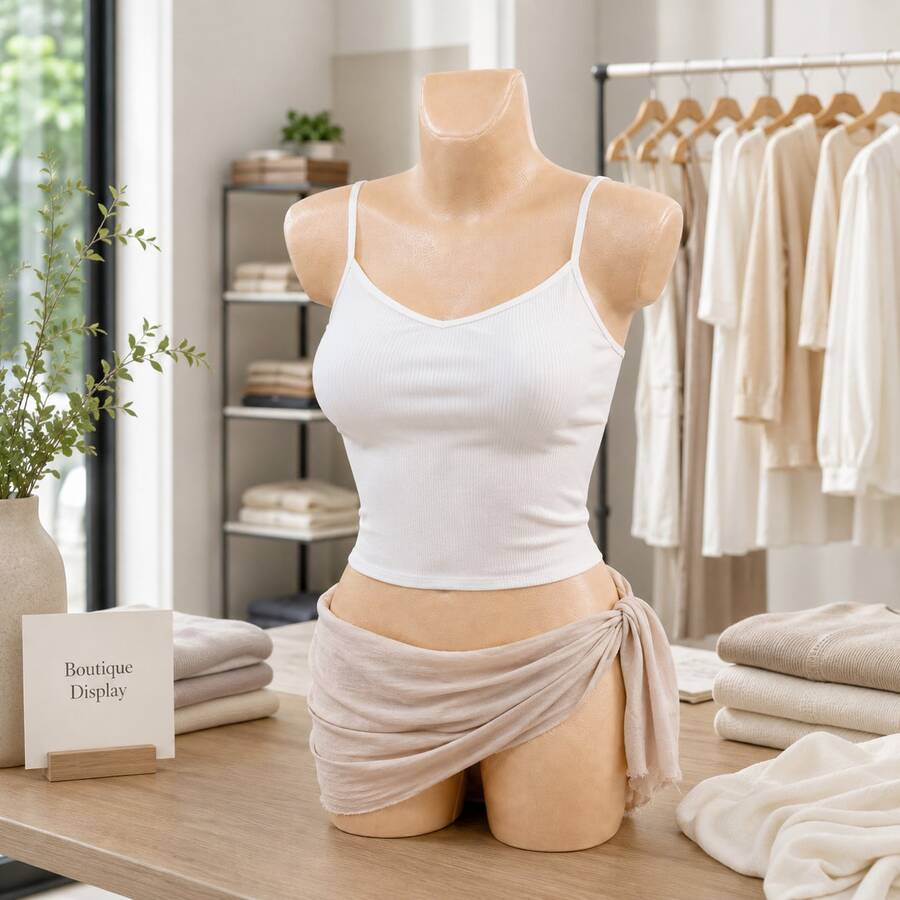 Multi Style Torso Mannequin For Clothing Display, Shop Window And Photo Props - 90cm Women's - View 1