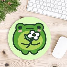 Tapete Para mouse pad En Escritorio Sublimado Con Diseño De Gato Que Dice I am ok - Redondo - Ver 1