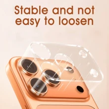 4pcs Transparent Lens Protector Film, Compatible With Phone 11/12/13/14/15/16 Pro Max/17 Pro/17 Air/17 Pro Max, Full Screen Rear Tempered Glass Film And Camera Lens Protector Film, Easy Installation, - 4PCS - View 7
