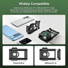 APEXEL Super Macro Lens Compatible With Iphone, 10X-20X Zoom Mobile Macro Photography Lens With M37mm Clip, Compatible With Almost All Smartphones, Phone Photo & Video Accessory. - A - View 10