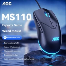 AOC Gaming Keyboard And Mouse RGB Backlit Lightweight 68-Key Wired Keyboard/Mouse (Sold Separately, Not A Set) Gaming/Office Computer Keyboard - View 18