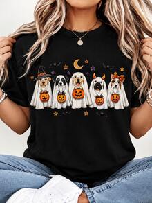 Women T-Shirts - Black - View 1