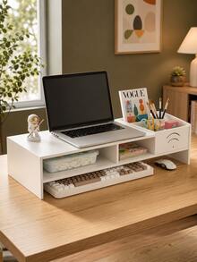 Multifunctional Desk Organizer With Laptop Stand And Compartments 7027LT - View 2