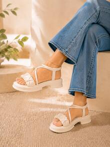 Women Platforms & Wedge Sandals - White - View 5