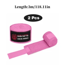 2pcs 1.5m/3 Meters Boxing Training Bandages, Sports Bandages, Suitable For Sanda, Kickboxing Training - SHAPE - View 13