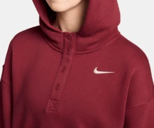 Nike FW25 Women's Comfortable Pullover Sweatshirt Long Sleeve Sweatshirt Red - Red - View 3