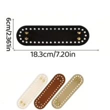 1/2/3/4 Buah Alas Tas Anyaman Tangan PU, Set Perlengkapan Kerajinan PU, Aksesoris Alas Koper, Bahan Pembuatan Dompet DIY - Beraneka warna - View 5