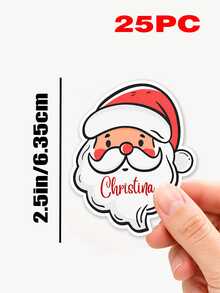 Nhãn dán ảnh chân dung cá nhân hóa, nhãn dán khuôn mặt tùy chỉnh Giáng Sinh, nhãn dán ảnh confetti và chữ tên tùy chỉnh, in ảnh chân dung cá nhân hóa, trang trí tiệc Giáng Sinh dễ thương cho gói quà, bình nước, laptop, tiệc lễ hội và quà Giáng Sinh - Nhiều màu (phong cách Giáng sinh) - Xem 26
