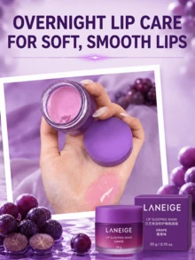 Laneige 蘭芝保濕修護睡眠唇膜葡萄味，正裝20g，滋養乾燥/皲裂的唇部，夜間修護，適合敏感/受損唇部肌膚 - 葡萄味唇膜 - 查看 7