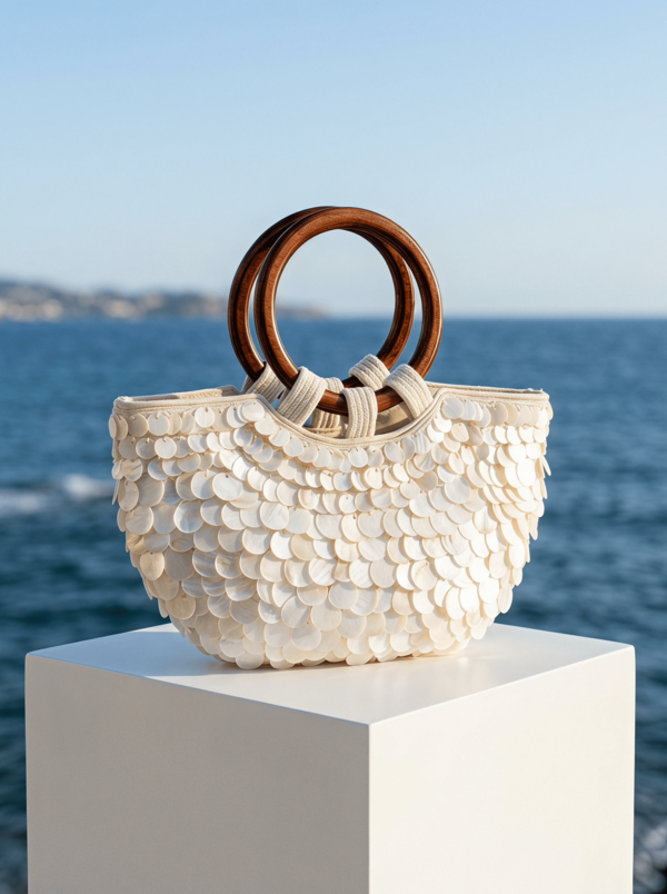 CAJUNI New High-End Handmade Shell Bag, Niche Ethereal Handbag, Versatile Elegant Evening Clutch