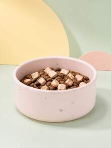 1pc/2pcs Terrazzo Star Silicone Pet Bowl, 25oz Deep Pet Food Bowl For Indoor Daily Feeding, Cute Aesthetic Speckled Design, Non-Slip Unbreakable Stackable Cat Dog Water Dish, Suitable For Small Medium Pets, Easy To Clean - 750ml - View 14