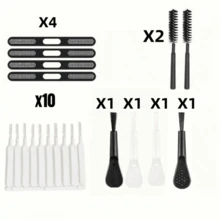 10/14/20pcs/Set Multi-Function Phone Interface Cleaning Tool Set, Includes USB Port And Speaker Dust Cleaning Tools, Equipped With Soft Brush To Easily Clean Speaker And Earphone Port Crevices, Essential Accessory For Portable Phone Maintenance And Cleaning. Travel Essentials, Halloween - Multiple Styles - View 14