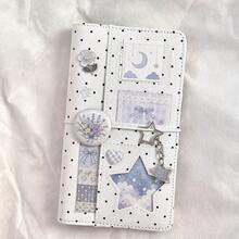 A6 Loose-Leaf Planner, Star Polka Dot Loose-Leaf Notebook, Replaceable Inner Pages, Daily Planner Memo Diary, Suitable For Work, Study, Office, Back To School Supplies, School Essentials And First Day Of School, Only Includes Cover And Inner Pages - Multicolor - View 9