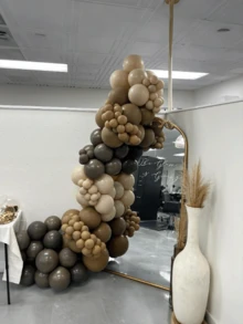 35/70入棕色氣球 中性色調 泰迪熊 新娘婚前派對 波希米亞風婚禮 森系秋季感恩節 鄉村風生日派對裝飾 - 彩色 - 查看 7
