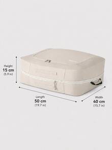 Clothing Storage Bag Set, Large Capacity Compression Storage Boxes, Suitable For Down Jackets, Clothes, Bedding And Bed Linens, Foldable Luggage Packing Cubes, With Zipper Handles, Travel Essentials, Closet Storage, Home Storage, Vacation Packing Set - Multicolor - View 15