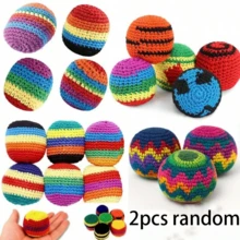 1pc Handmade Woven Juggling Ball, Suitable For Beginners, Upgraded Soft Fabric Bag, Multiple Colors Available, Suitable For Training And Practice, Suitable For Parties, Holidays And Skill Improvement, Random Color - Multicolor - View 12