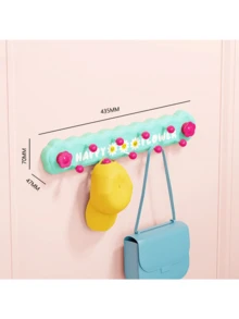 1PC Dopamine Rotating Suction Cup 9-Hook Rack, No-Drill Strong Load-Bearing Hook For Bathroom, Kitchen, Entryway, Bedroom, Behind Door - Multicolor - View 12