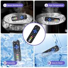 1pc Silicone Remote Control Model, Soft Silicone Teething Toy, Suitable For Toddler Boys And Girls, Christmas Gift, Baby Toy, Soothe Teething Pain, Relieve Gum Pain, Cute Pattern, Remote Control Chewing Toy, Baby Sensory Toy - Multicolor - View 4