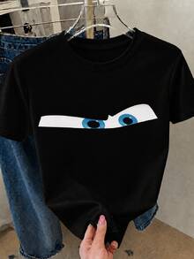 Women T-Shirts - Black - View 1
