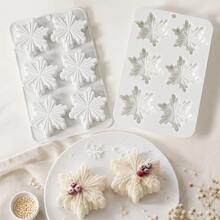 1PC Christmas Snowflake Silicone Mold DIY Made For Making Gypsum Aroma Diffuser Decorative Molds Suitable For Home, Bedroom And Living Room Decoration Molds - Snowflake - View 1