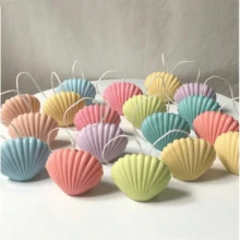 1PC/2PCS Ocean Series Scallop Silicone Mold DIY Shell Conch Aromatherapy Plaster Candle Ornament Soap Mold - Seashell Candle Mold - View 3