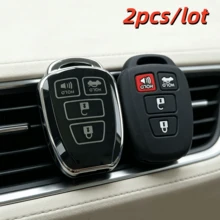 2pcs/Lot Car Key Case Covers For For Camry For Corolla For RAV4 For Vios For Prius C For Highlander 2012 - 2020 4 Buttons Key Case - Multicolor - View 7