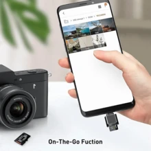 BIYETIMI USB C SD Card Reader Adapter, Type C Micro SD TF Card Reader Adapter, 3-In-1 USB C To USB Camera Memory Card Reader Adapter - View 6