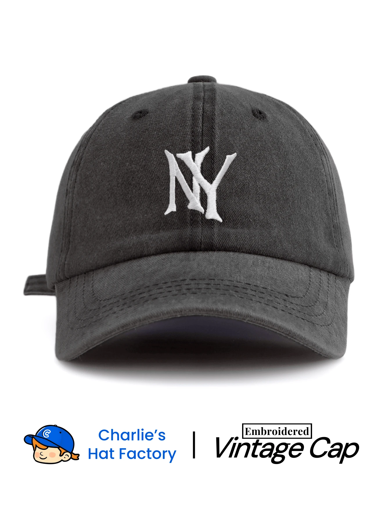 休閒挺版棒球帽 NY刺繡圖案 水洗卡其色復古Dad Hat 中性款 Y2K街頭風遮陽帽 適合夏季旅行