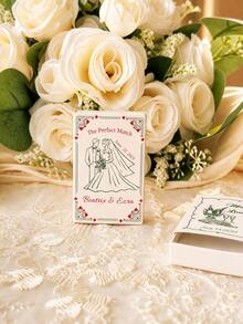 Custom Luxury Matchbox | Personalized Wedding Matchbox | Customizable With Your Logo Or Artwork | High-End Wedding Favor And Engagement Keepsake (Matches Not Included) - Multicolor - View 5