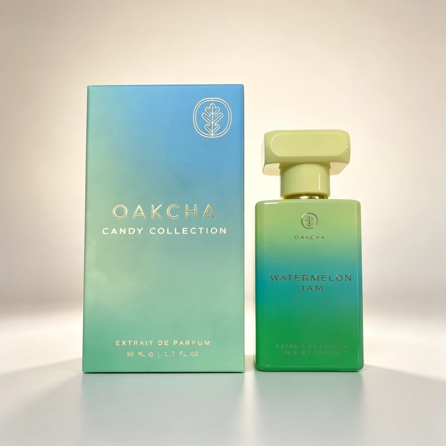 OAKCHA عطر أوكشا ووترميلون جام للجنسين، عطر مركز 50 مل، رائحة منعشة فاكهية حلوة البطيخ، هدية رائعة لأعياد الميلاد والعطلات - الغورماند الدافئة والحلوة - مشاهدة 1