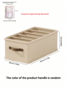 Space-Saving Wardrobe Storage Box, Can Store Dresses, Pants, Underwear, Accessories, Stationery, Documents & Miscellaneous Items - Multicolor - View 9