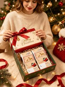 500pcs/Roll Christmas Gift Labels Stickers (5.08cm X 3.81cm) – Writable Self-Adhesive Labels, Multiple Styles Holiday Decorative Stickers, Suitable For Christmas Gift Wrapping, Christmas Decoration, Christmas Crafts And Daily General Use - View 2