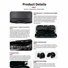 Multifunctional Car Backseat Tray Table - Foldable Auto Headrest Dining Desk With Phone Holder & Storage Pockets, Universal Vehicle Interior Organizer For Travel & Camping - A - View 8