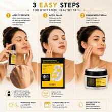COSRX Glass Skin Set - Snail Mucin 96 Essence 100ml & 92 Cream 100g & Mask 34g - Collagen - View 4