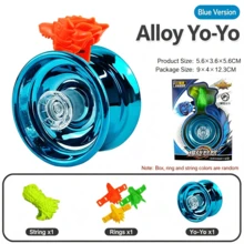 Alloy Yo-Yo, Dual Mode Returnable / Non-Returnable Competition Yo-Yo, Long Sleep Trick Yo-Yo Toy - Multicolor - View 7