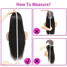 Human Lace Wigs - Natural Black - View 12