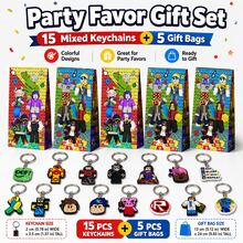 Roblox 10/20pcs Cartoon Game Theme Tote Bags, Party Gift Bags, Keychain, Backpack Decor, Party Supplies Set, Joyful Celebration Decoration, Holiday Decoration For Birthday Party, Family Gathering, Game Carnival - ROBLO 99 Gift Bag Keychain - View 7
