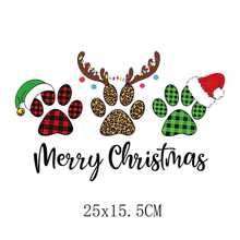 Panini Festive Grinch Xmas Iron‑On Heat Transfer Prints,Multi‑Pattern Heat Transfer Stickers For Garment Fabric DIY Handmade Decoration - Multicolor - View 7