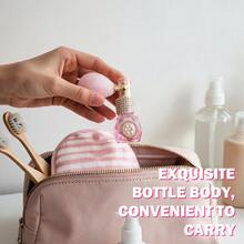 1pc Portable Perfume Refillable Bottle, Suitable For Glitter And Perfume Dispensing, Outdoor Work, Travel, Fitness, Portable Dispensing Tool, Essence Press Bottle Cosmetic Sample Dispensing Bottle, - Multicolor - View 4