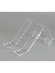1/2/4pcs Acrylic L-Shaped High Heel Shoe Display Stand, Shoe Storage Rack, Suitable For Shopping Mall, Shoe Store, Clothing Store, Shoe Matching And Display, Shoe Cabinet Accessory, Room Decor, Back To School, College Essentials - Multicolor - View 11
