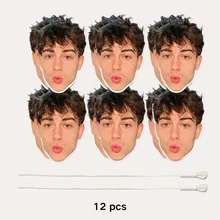 6-36pcs Custom Facial Photos Birthday Banners, Customized Paty Banner, Clear Printing, Perfect Party Decorations For Birthday Part, Anniversary, Wedding, Bridal Shower, Funny Photo Face Banner For Lover, Friend, Family, Personalized Funny Face Flags - Alien - View 8